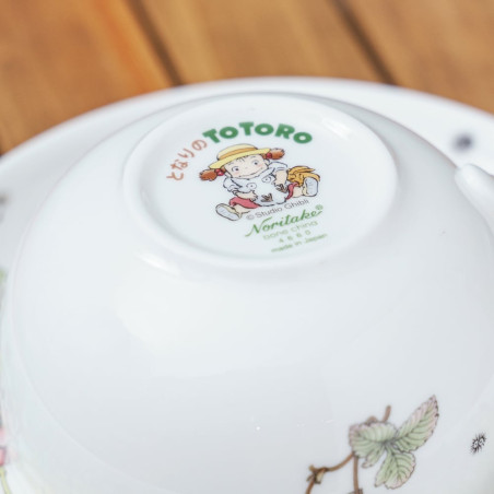 Japanese Porcelain - Cup and Saucer Totoro Strawberry - My Neighbor Totoro