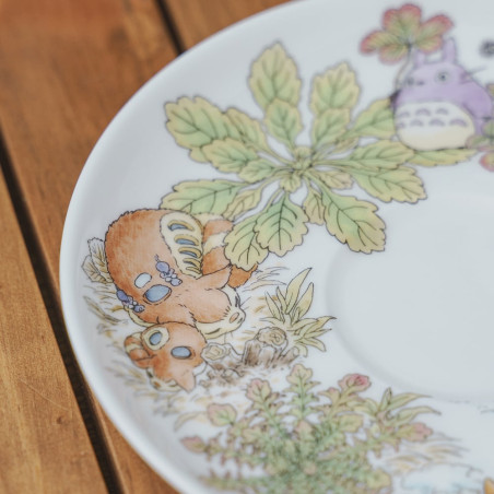 Japanese Porcelain - Cup and Saucer Totoro Ooinuhugri - My Neighbor Totoro