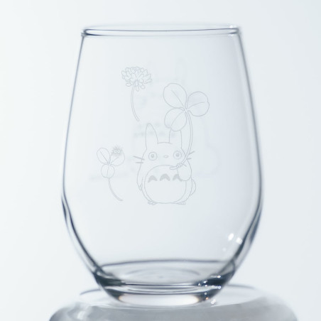 Kitchen and tableware - Etched Glass Totoro & White Clover - My Neighbor Tororo