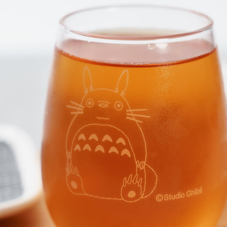 Cuisine et vaisselle - Verre gravé Totoro et gland - Mon Voisin Totoro