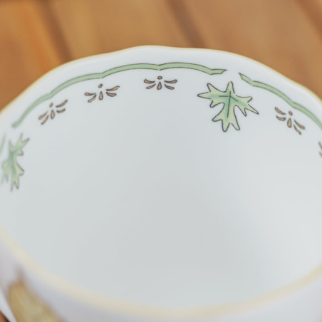 Porcelaine japonaise - Tasse Totoro Chapeau de Fleurs Jaunes - Mon Voisin Totoro