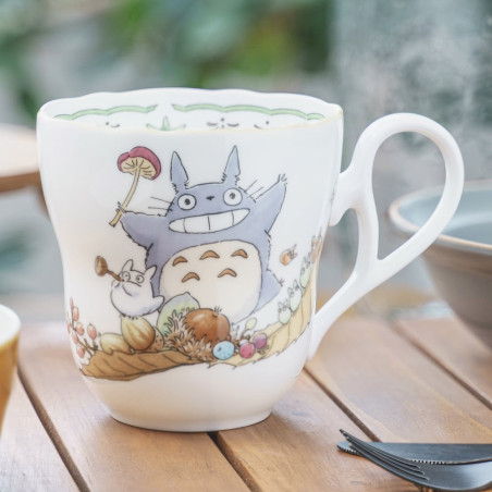 Japanese Porcelain - Totoro Mushroom Mug - My Neighbor Totoro