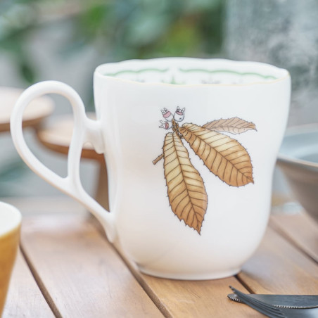 Porcelaine japonaise - Tasse Totoro Tête à l'envers- Mon Voisin Totoro