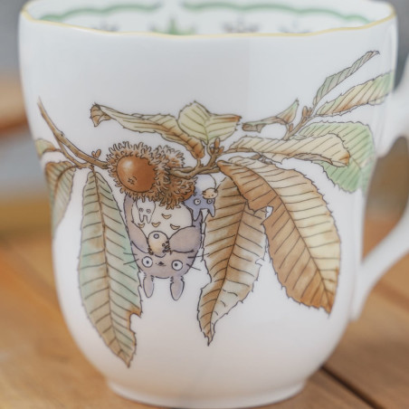 Porcelaine japonaise - Tasse Totoro Tête à l'envers- Mon Voisin Totoro