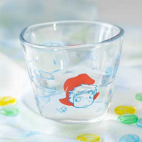 Cuisine et vaisselle - Verre transparent Ponyo sous la mer - Ponyo sur la falaise