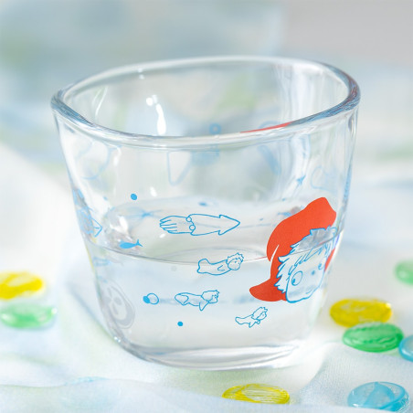 Cuisine et vaisselle - Verre transparent Ponyo sous la mer - Ponyo sur la falaise