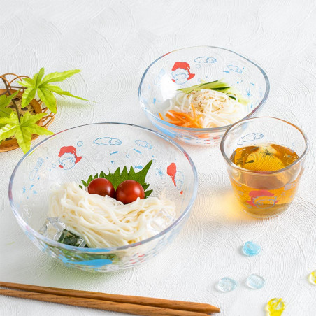 Cuisine et vaisselle - Verre transparent Ponyo sous la mer - Ponyo sur la falaise