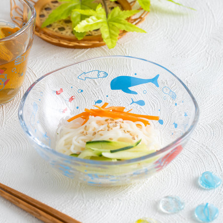 Kitchen and tableware - Transparent bowl 13cm Ponyo under the sea - Ponyo on the Cliff