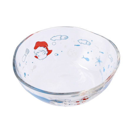 Kitchen and tableware - Transparent bowl 13cm Ponyo under the sea - Ponyo on the Cliff