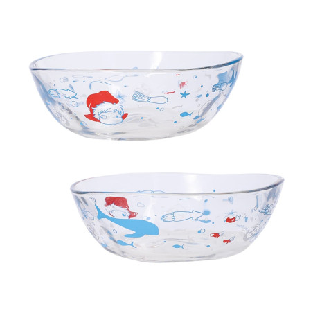 Kitchen and tableware - Transparent bowl 13cm Ponyo under the sea - Ponyo on the Cliff