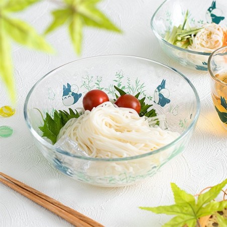 Kitchen and tableware - Transparent bowl 17cm Chasing acorns - My Neighbor Totoro