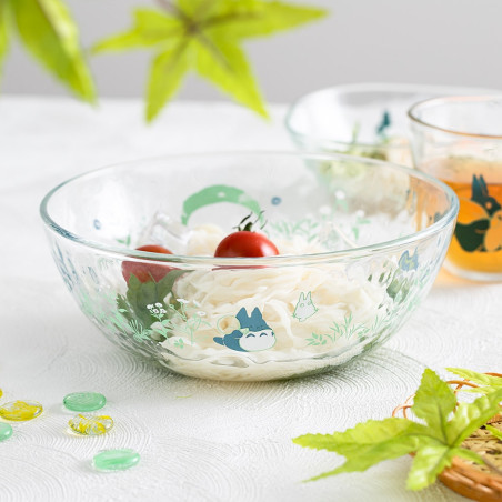 Kitchen and tableware - Transparent bowl 17cm Chasing acorns - My Neighbor Totoro