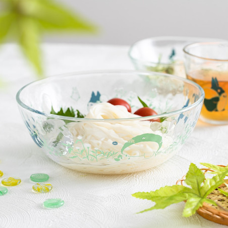 Kitchen and tableware - Transparent bowl 17cm Chasing acorns - My Neighbor Totoro