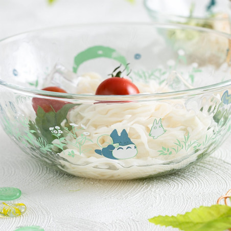 Kitchen and tableware - Transparent bowl 17cm Chasing acorns - My Neighbor Totoro