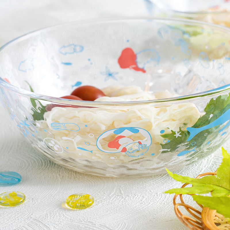 Kitchen and tableware - Transparent bowl 17cm Ponyo under the sea - Ponyo on the Cliff