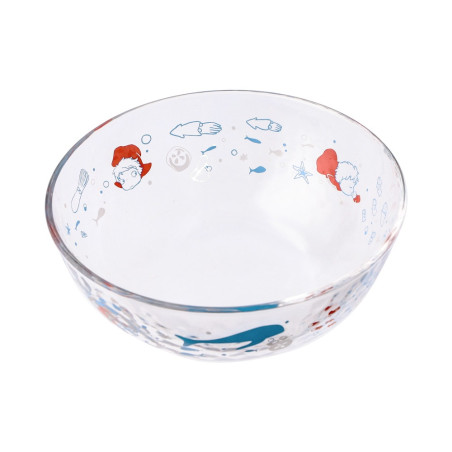 Kitchen and tableware - Transparent bowl 17cm Ponyo under the sea - Ponyo on the Cliff