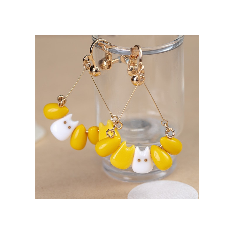 Jewellery - Small Totoro & Corn Clipped Earrings - My Neighbor Totoro