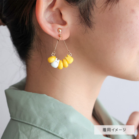 Jewellery - Small Totoro & Corn Clipped Earrings - My Neighbor Totoro