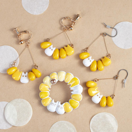 Jewellery - Small Totoro & Corn Clipped Earrings - My Neighbor Totoro