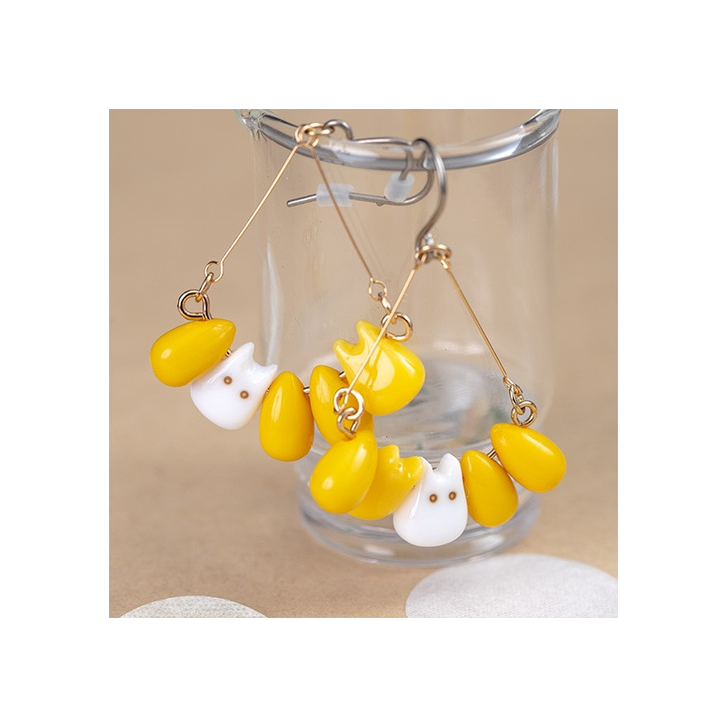 Jewellery - Small Totoro & Corn Pierced Earrings - My Neighbor Totoro