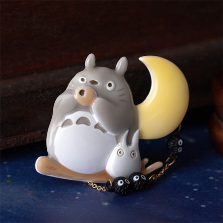 Pins - Brooch Totoro Ocarina under the moon - My Neighbor Totoro