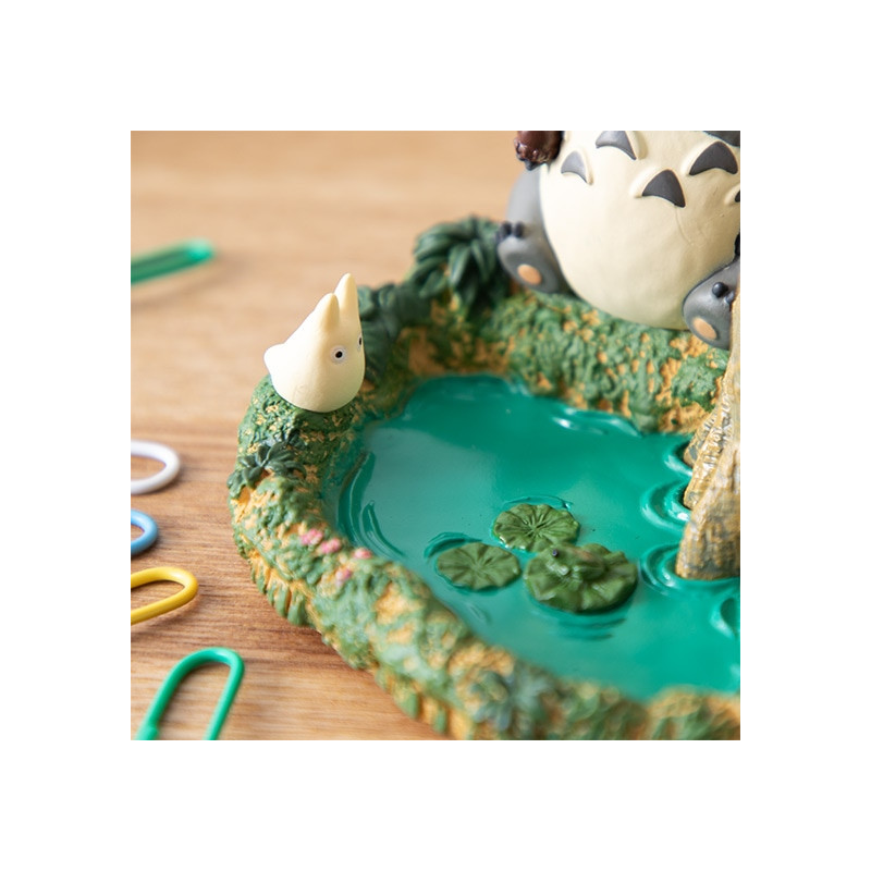 Boites à bijoux - Figurines pot à crayon Totoro au bord de la marre - Mon Voisin Totoro