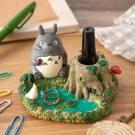 Jewellery boxes - Pencil holder figurines Totoro by the pond - My Neighbor Totoro