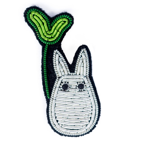 Pins - Broche Cannetille Totoro blanc - Mon voisin Totoro