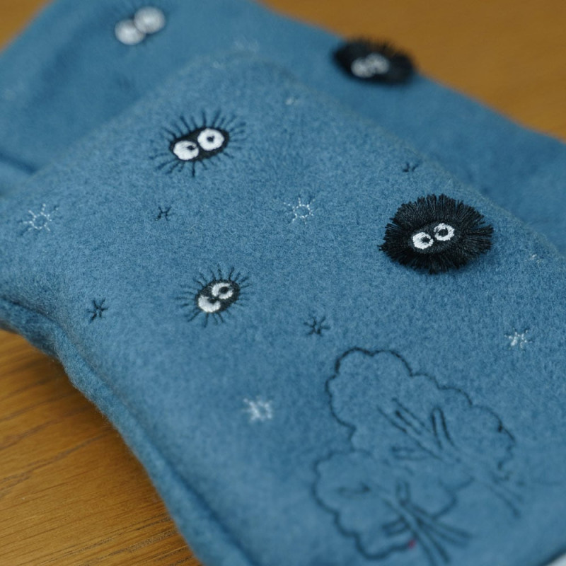 Textil - Manoplas negras - Mi vecino Totoro