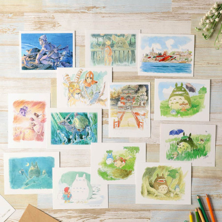 Postcards and Letter papers - Watercolour Greeting cards 24 x 15,8 cm Aburaya - Spirited Away