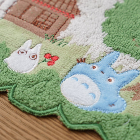 Household linen - Mini Towel Totoro in the sky 25x25 cm - My Neighbor Totoro