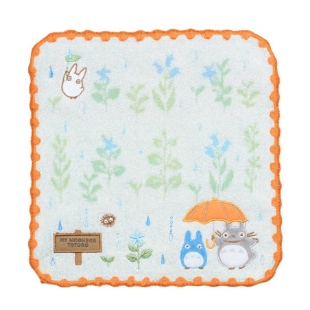 Linge de maison - Mini Serviette Sous la pluie 25x25 cm - Mon Voisin Totoro