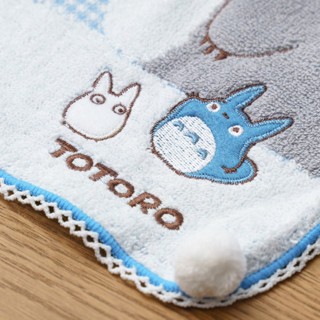 Textile - Mini Serviette Bonhomme de neige 25x25 cm - Mon Voisin Totoro