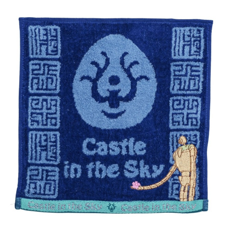 Household linen - Mini Towel Volucite crystal amulet 25x25 cm - Castle in the Sky