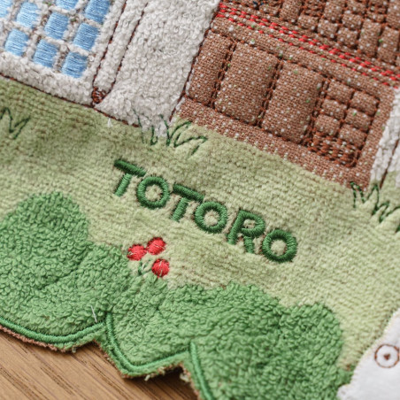 Linge de maison - Serviette Totoro dans le ciel 34x80 cm - Mon Voisin Totoro