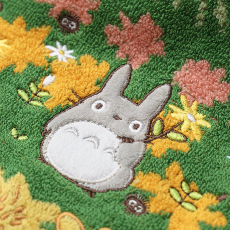 Linge de maison - Serviette Course Totoro bleu & blanc 34x80 cm - Mon Voisin Totoro