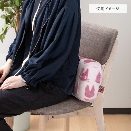Furniture - Opalised block cushion Soot Sprite silhouette - My Neighbor Totoro