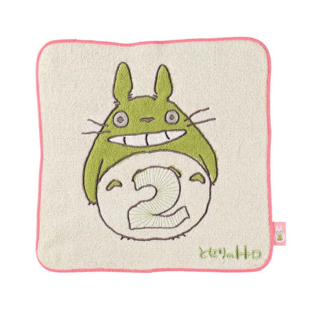 Household linen - Mini Towel Totoro Birthday 2 25x25 cm - My Neighbor Totoro