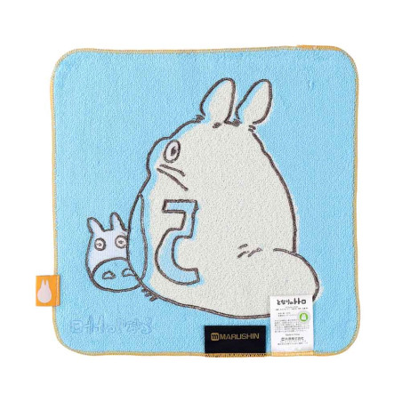 Linge de maison - Mini Serviette Totoro anniversaire 5 25x25 cm - Mon Voisin Totoro