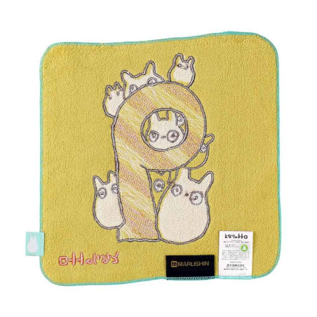 Household linen - Mini Towel Totoro Birthday 9 25x25 cm - My Neighbor Totoro