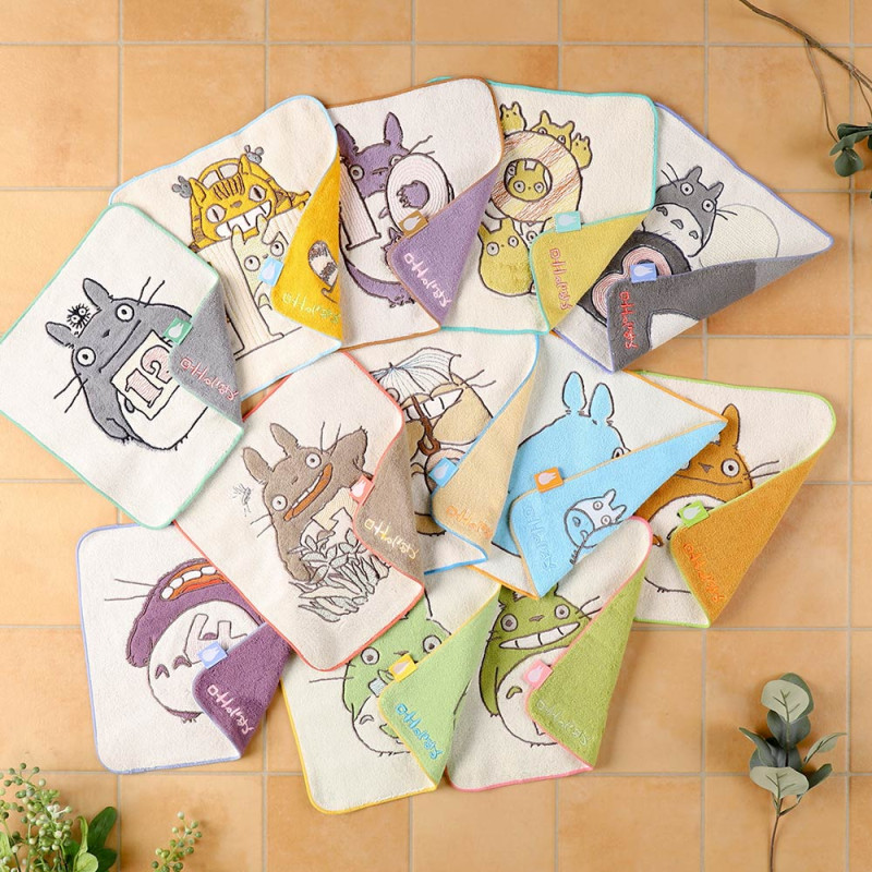 Linge de maison - Mini Serviette Totoro anniversaire 11 25x25 cm - Mon Voisin Totoro
