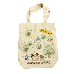 Tote bag with patch Totoro's forest - My Neighbor Totoro