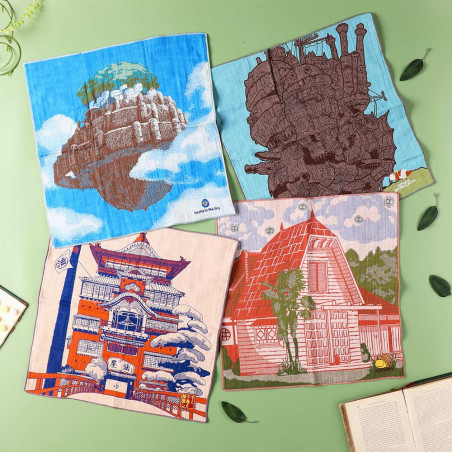 Outfits - Imabari Handkerchief Laputa 40x40 cm - Castle in the Sky