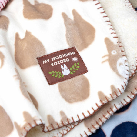 Household linen - Opalised blanket Totoro silhouette 70x100 cm - My Neighbor Totoro