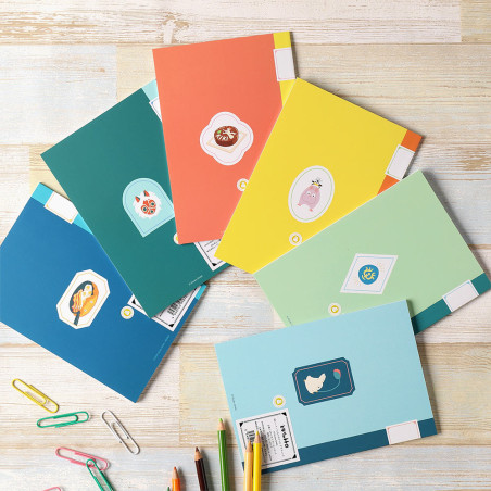 Notebooks and Notepads - Carnet de notes B6 Calcifer - Howl's Moving Castle