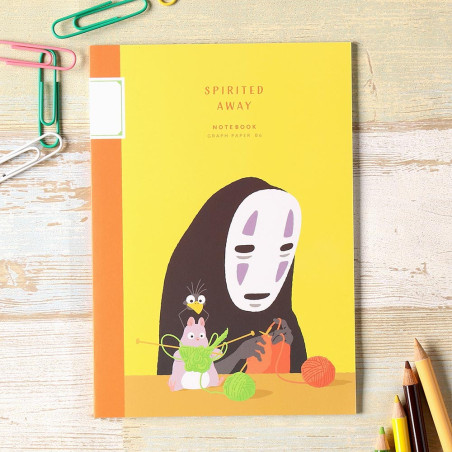Notebooks and Notepads - Carnet de notes B6 Knitting lesson - Spirited Away