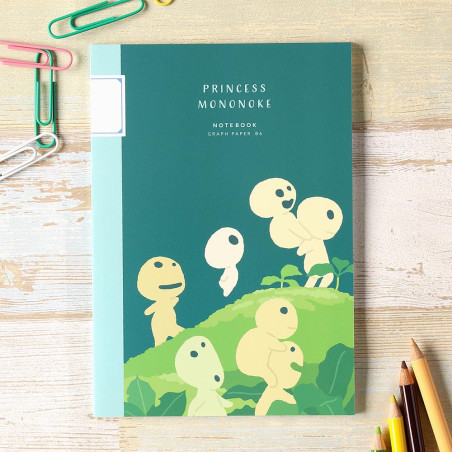 Notebooks and Notepads - Carnet de notes B6 Kodama - Princess Mononoke