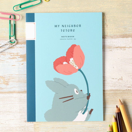 Notebooks and Notepads - Notebook B6 Totoro Poppy - My Neighbor Totoro