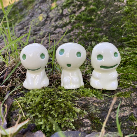 Statues - Statue Kodama A & 1 Blind Power Stone - Princess Mononoke