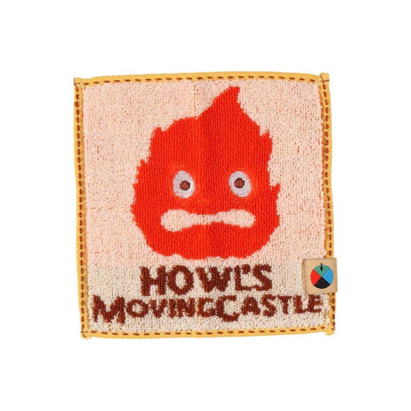 Household linen - Mame Mini Towel Calcifer 15x15 cm - Howl's Moving Castle